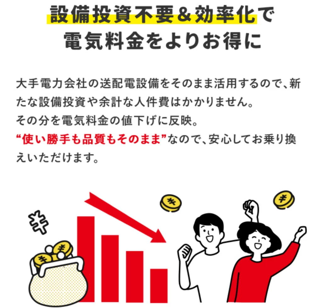 お得電力の品質